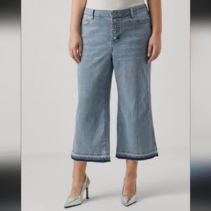 Michael Kors Women's Fray Flared Jeans Size 10